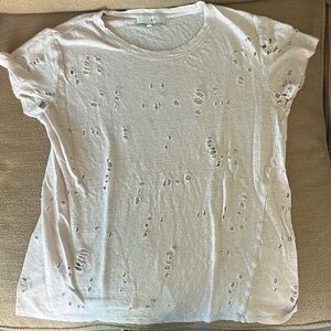 IRO linen Short sleeve light pink shirt XS